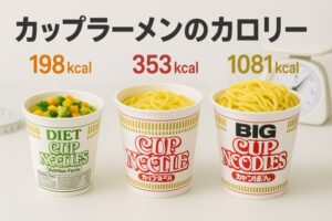 カップラーメンのカロリー