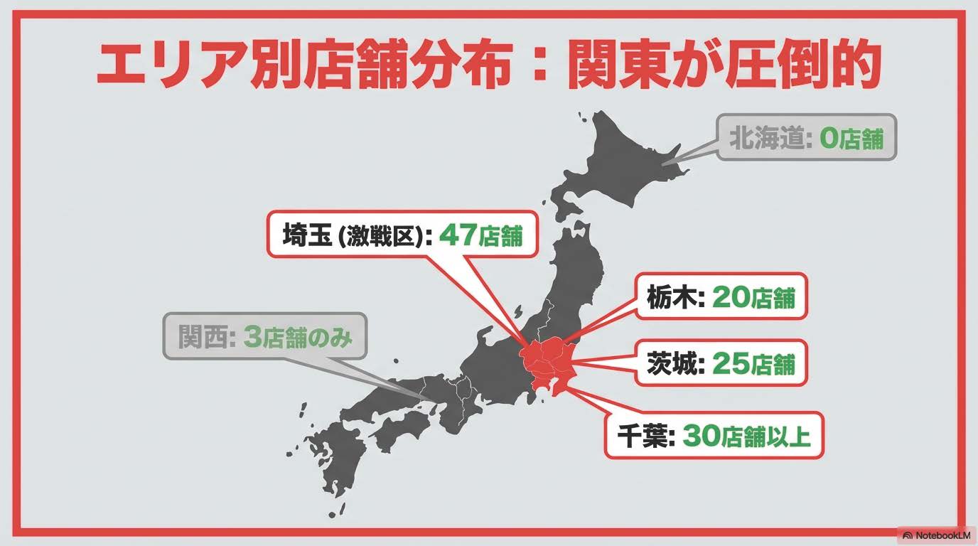 ラーメンショップ分布図