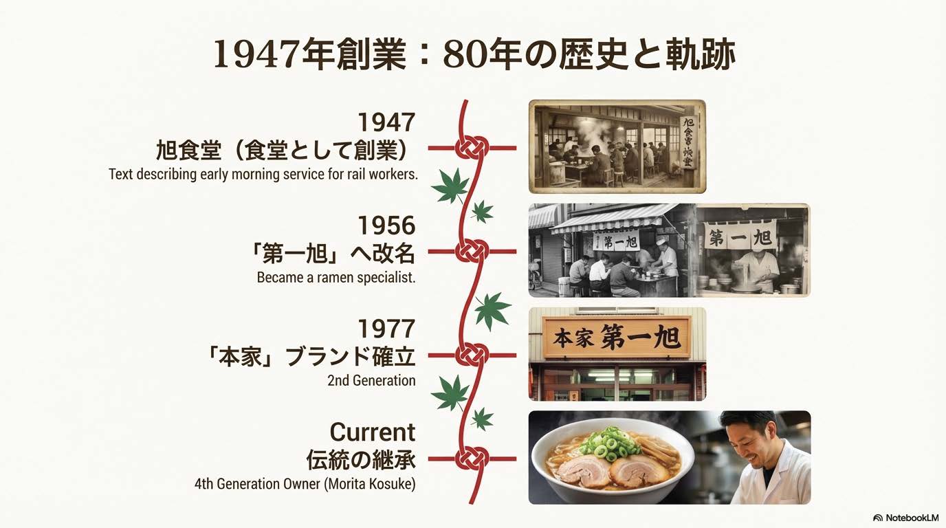 本家第一旭の歴史