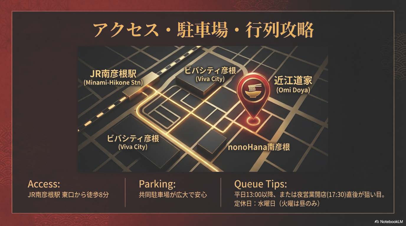 近江道家の場所・アクセス