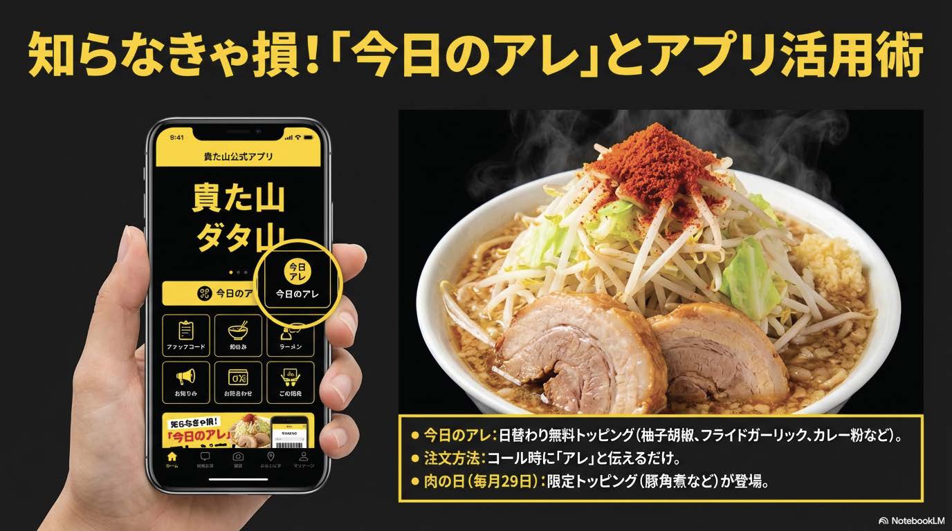 ラーメン豚山の「今日のアレ」