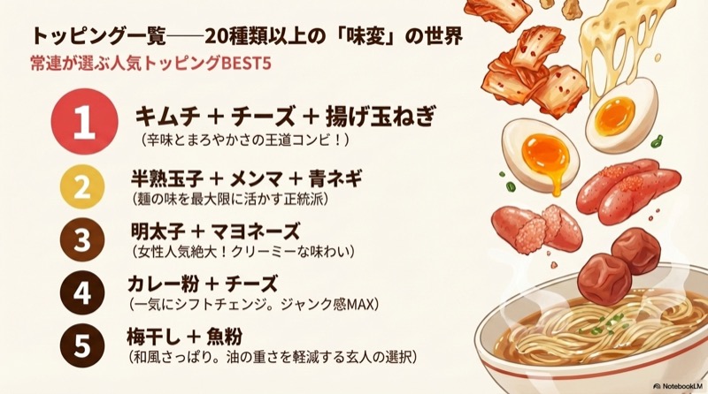 歌志軒トッピングおすすめ