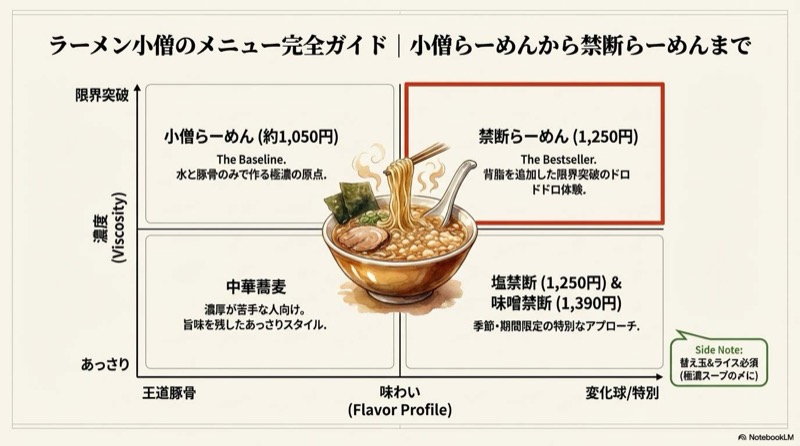ラーメン小僧メニュー