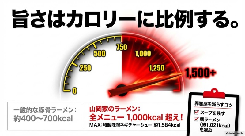 ラーメン山岡家のカロリー